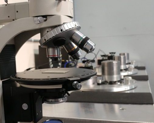 Geological Microscope at Work Geological Microscope at Work